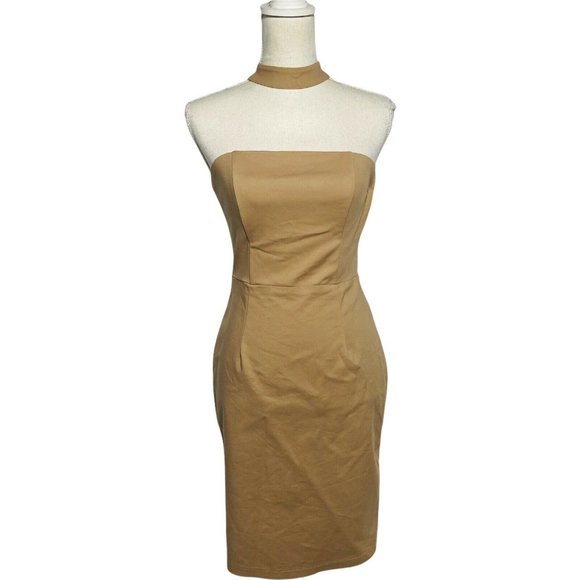 Luck & Trouble Women Small Tan Brown Choker Expo Z - Picture 1 of 7